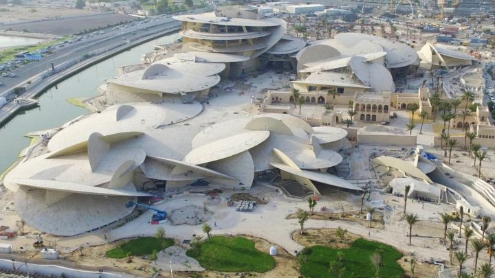 Khám phá hình dáng độc đáo của bảo tàng Quốc gia Qatar
