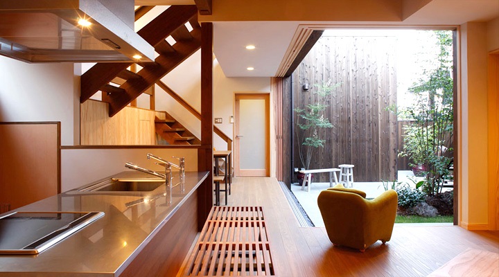 Thiết kế không gian bếp theo phong cách Nhật