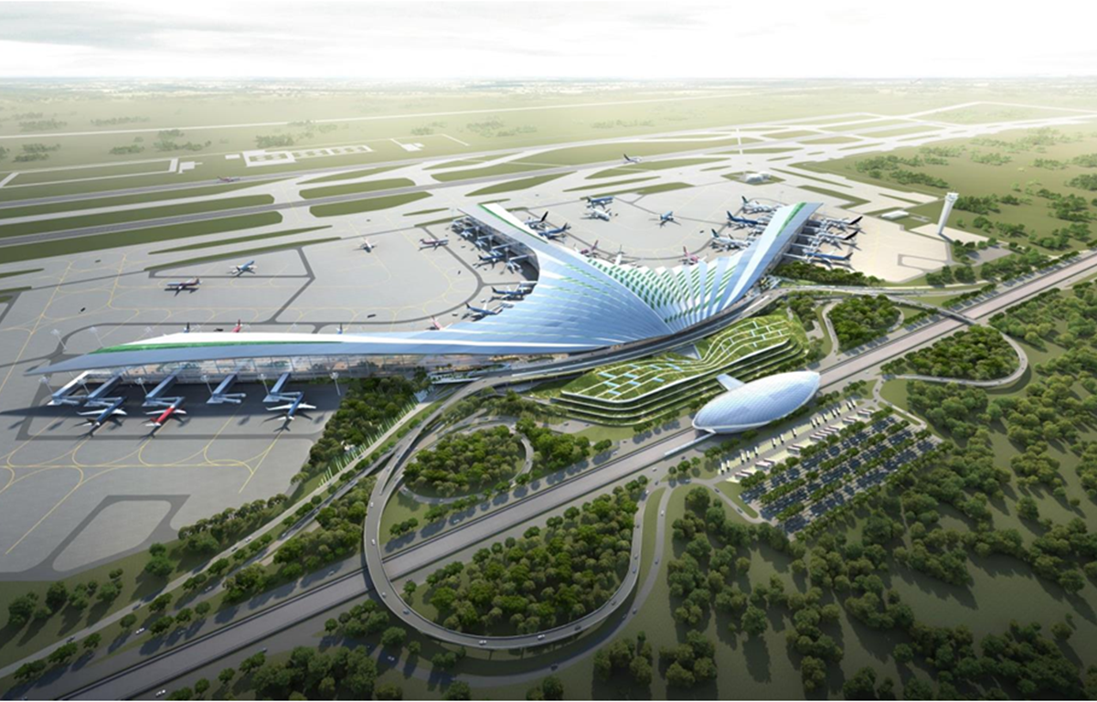 Mô hình dự án sân bay Long Thành